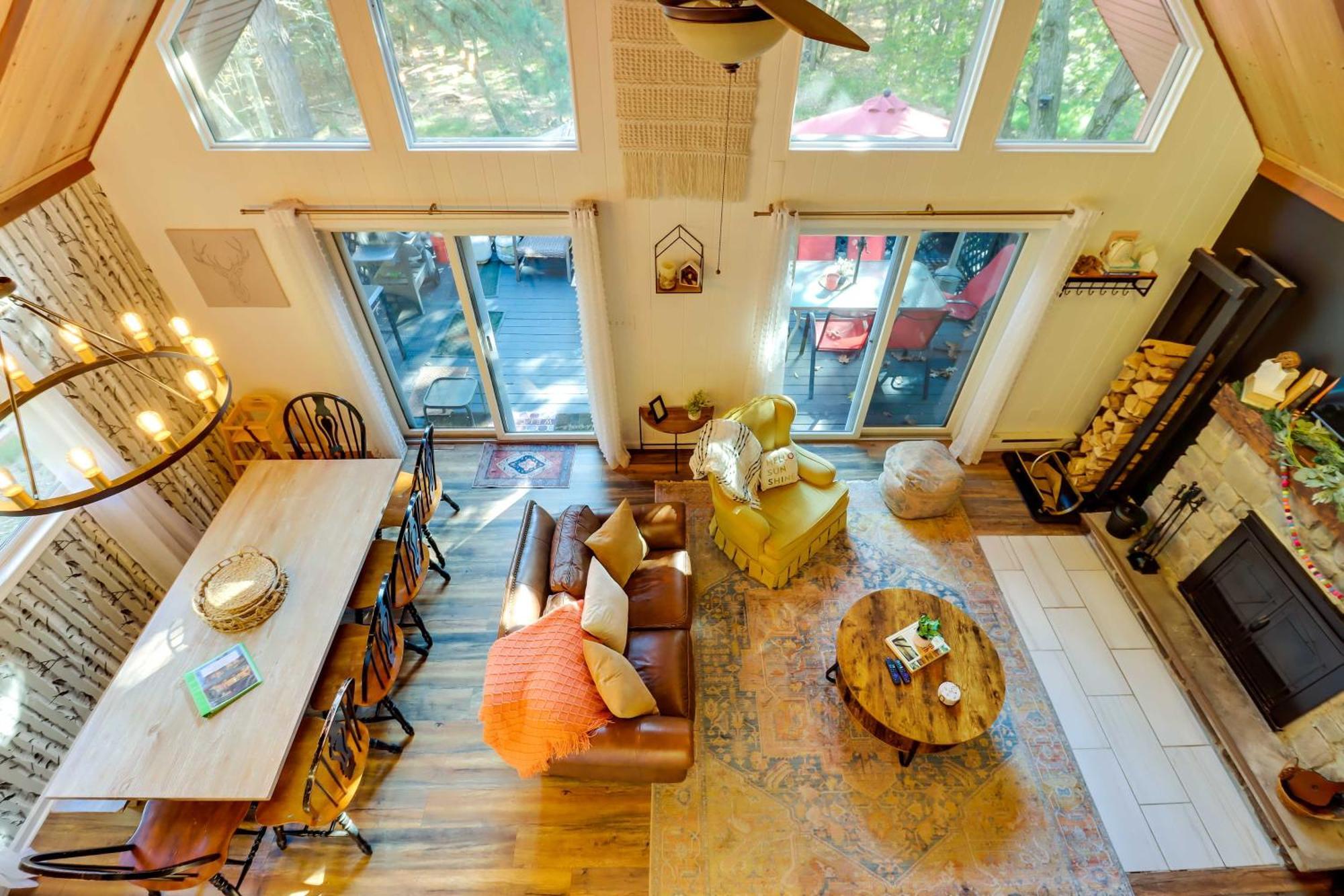 Poconos Ski Retreat With Sauna, Hot Tub, And Game Room Lake Harmony Exterior foto